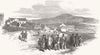 IRELAND. Ballingarry, & Slievenamon 1848 old antique vintage print picture
