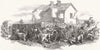 IRELAND. Widow M'cormack's House, Boulagh Common 1848 old antique print