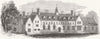 WALES. South Wales Training College, Carmarthen 1848 old antique print picture