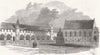 KENT. St Augustine's College Canterbury. Cloister 1848 old antique print