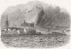 SCOTLAND. The Inundation at Inverness 1849 old antique vintage print picture