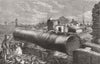 SCOTLAND. Mons Meg, Edinburgh Castle 1860 old antique vintage print picture