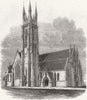 IRELAND. Catholic Cathedral, Limerick 1860 old antique vintage print picture