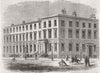 SCOTLAND. Madeleine Smith's House, Blythswood Square 1857 old antique print