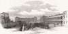 LONDON. new royal Marine Barracks, Woolwich 1848 old antique print picture