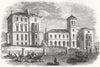 LONDON. St John's Foundation School, Kilburn 1857 old antique print picture