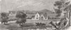 CUMBS. The new Cemetery at Carlisle 1856 old antique vintage print picture