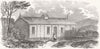 SCOTLAND. Iron ballroom constructed for Balmoral 1851 old antique print