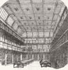 WARCS. new Museum, Queen's College, Birmingham 1856 old antique print picture