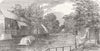 ESSEX. Queen's Gunpowder Mills, Waltham Abbey 1854 old antique print picture
