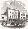 HANTS. The Portsmouth Sailors' Home 1855 old antique vintage print picture
