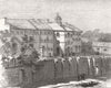 SUSSEX. Gaol, Lewes for Russian Prisoners 1854 old antique print picture