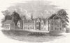 DEVON. Diocesan Training College, founded, Exeter,  1853 old antique print