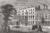 LONDON. Clarence House 1874 old antique vintage print picture