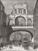 LONDON. Temple Bar. Suggestion for future 1874 old antique print picture