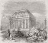 SCOTLAND. New Palm-House, Edinburgh 1858 old antique vintage print picture