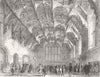 SCOTLAND. Hall of Parliament House, Edinburgh 1858 old antique print picture
