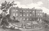 YORKS. Newby hall, Lady Mary Vyner, nr Calamity 1869 old antique print picture