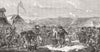 LONDON. Royal Academy Exhibition-Scotch Fair 1848 old antique print picture