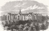 CHESHIRE. St Aidan's Theological College, Birkenhead 1863 old antique print