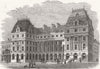 SOMT. New baths & Pump-Room Hotel, Bath 1869 old antique vintage print picture