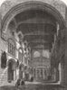 LONDON. St Bartholomew Gt, Smithfield 1867 old antique vintage print picture