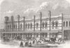LONDON. The Ludgate-Hill Station 1865 old antique vintage print picture