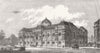LONDON. Prize design, Natural History Museum 1865 old antique print picture