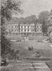 BUCKS. Hughenden Manor, seat of Benjamin Disraeli 1871 old antique print