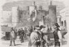 WALES. Conway Castle, North Wales 1859 old antique vintage print picture