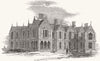 NOTTS. Midland Inst for blind, Nottingham 1853 old antique print picture