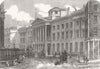 LONDON. St Paul's School, St Paul's Churchyard 1862 old antique print picture