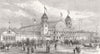 KENT. Art Treasures Exhibition, Folkestone 1886 old antique print picture