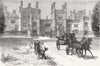 CORNWALL. Prince of Wales, Tregothnan Castle, Truro 1880 old antique print