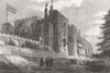 GLOS. Berkeley Castle 1873 old antique vintage print picture