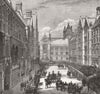 LONDON. Royal Courts of Justice. Gt Quad 1882 old antique print picture
