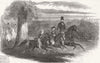 BERKS. Prince of Wales, Windsor 1847 old antique vintage print picture