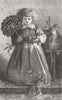 CHILDREN. A Sketch 1871 old antique vintage print picture