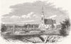 HANTS. Romsey cemetary, Lord Palmerston vault 1865 old antique print picture