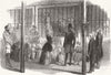 Royal visit to Wombwell's Menagerie, Berkshire c1848 old antique print picture