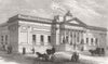LANCS. Walker Fine-Art Gallery, Liverpool 1877 old antique print picture