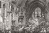 LONDON. Gladstone at the Guildhall 1881 old antique vintage print picture