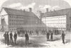 IRELAND. Fenian prisoners, Mountjoy Prison, Dublin 1866 old antique print