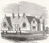 HERTS. New National Schools Hemel-Hempstead, Herts 1856 old antique print