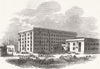 LONDON. new Tea Warehouses, docklands 1845 old antique vintage print picture
