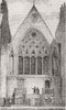 LONDON. London. Ely Chapel, Holborn 1874 old antique vintage print picture
