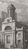 LONDON. St Martin Outwich church, Bishopsgate 1874 old antique print picture