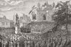 YORKS. Jubilee, Middlesbrough. Bolckow statue 1881 old antique print picture