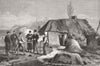 IRELAND. Land Wars. Land inspection, Limerick 1881 old antique print picture