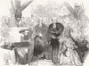 LONDON. keystone, St Stephen's Church, Westminster 1847 old antique print
